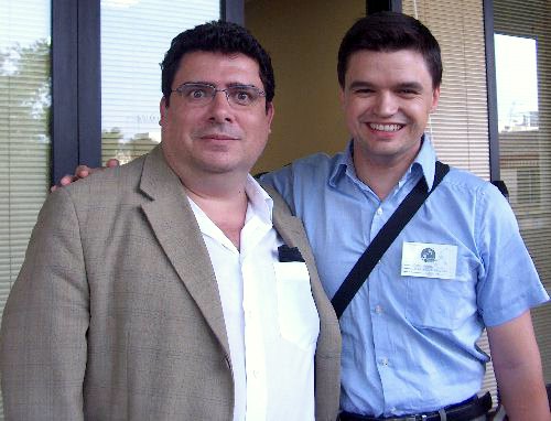 El autor con Rafael Mar�n